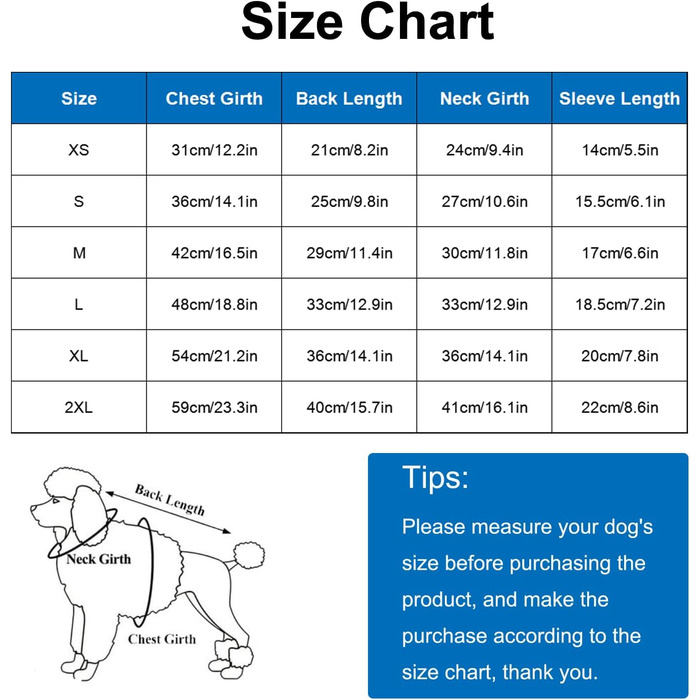 Теплий зимовий пуховик для собак BT Bär, блакитний, розмір S, з кільцем D, регульований, з блискавкою