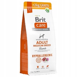 Корм для собак Brit Care Hypoallergenic Medium Adult Lamb Karma з ягнятиною, 14 кг