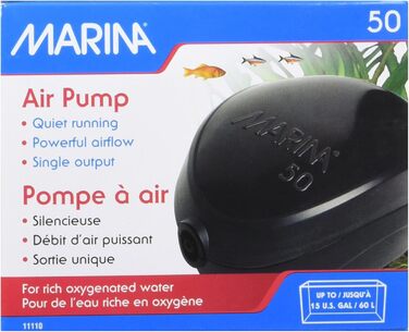 Аератор для акваріума Marina 11118, 300 л/год, до 265 л, чорний