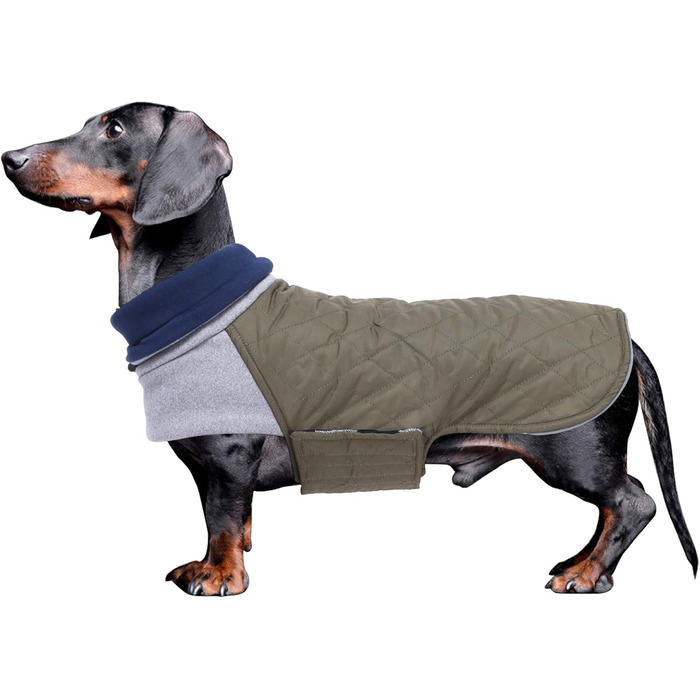 Теплий зимовий пуховик для такси для маленьких собак, зелений, S (довжина спини: 31-34 см)