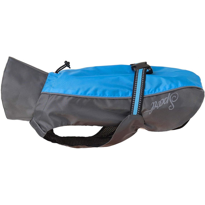 Водонепроникний дощовик для собак середніх та великих порід Zunea, з відбиваючими елементами, легкий, вітронепроникний, з сітчастою підкладкою, захист від дощу, для прогулянок на природі, зелений, 3XL, 7XL (1 шт.)