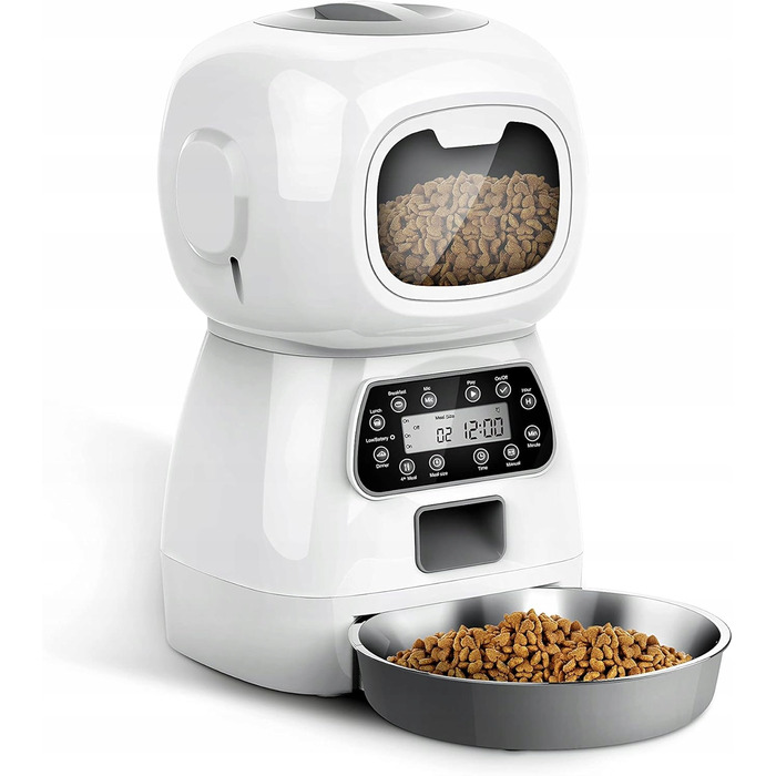 Автоматичний годувальник для тварин Mukkela, пластик, 3500 мл