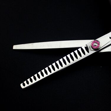 Набір професійних ножиць для грумінгу собак JIESENYU: 7 дюймів, прямі та витончені леза, 4 шт.