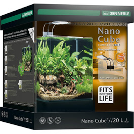 Акваріум Dennerle Nano Cube Complete+ 60 л, комплект для акваріумістики