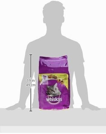 Сухий корм для дорослих котів Whiskas з куркою, 3.8 кг (набір з 2 шт)