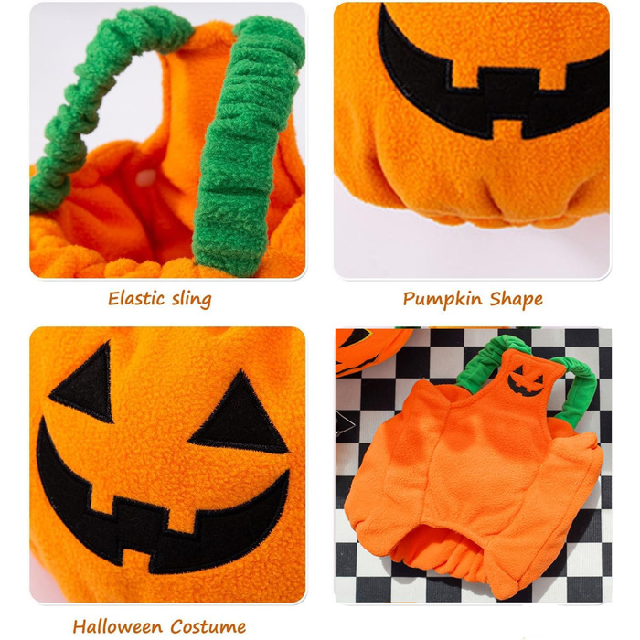 Костюм на Хелловін для тварин BT Bear: павук, гарбуз, для собак та котів, Cosplay, розміри XS, S