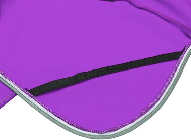 Водонепроникний жилет для собак Softshell з порталом для повідка та клямкою (S, фіолетовий)