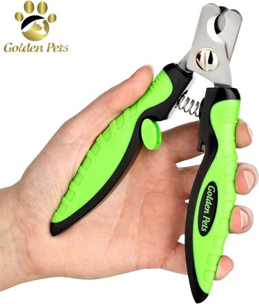 Ножиці для обрізання кігтів Golden Pets Profi Krallenschere + Feile з унікальним кутом 45° та пилочкою для безпечного догляду за кігтями тварин