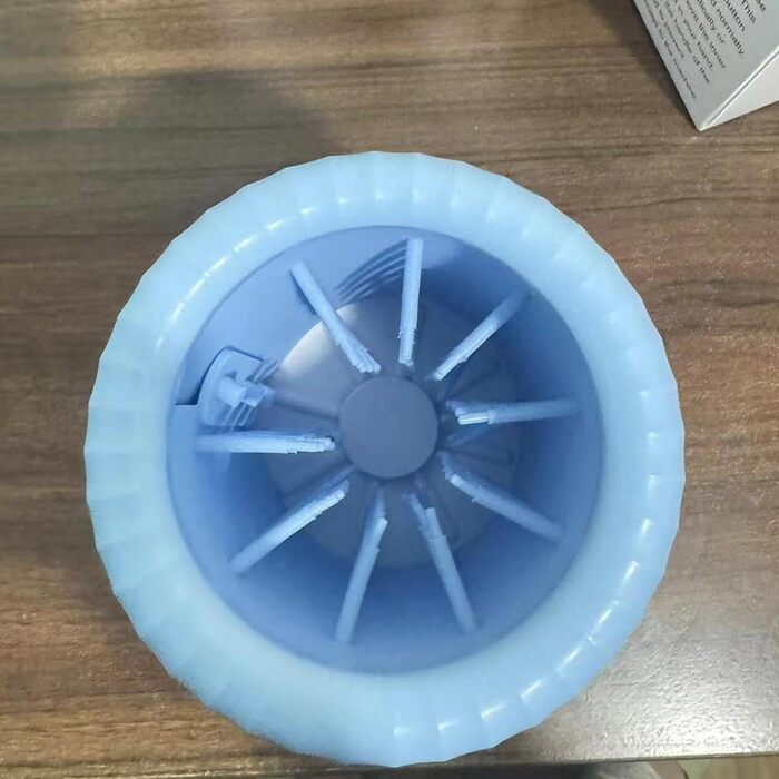 Автоматичний мийка лап для собак: чисті лапи без бруду. Підходить для собак будь-яких розмірів. Білий/рожевий (блакитний)