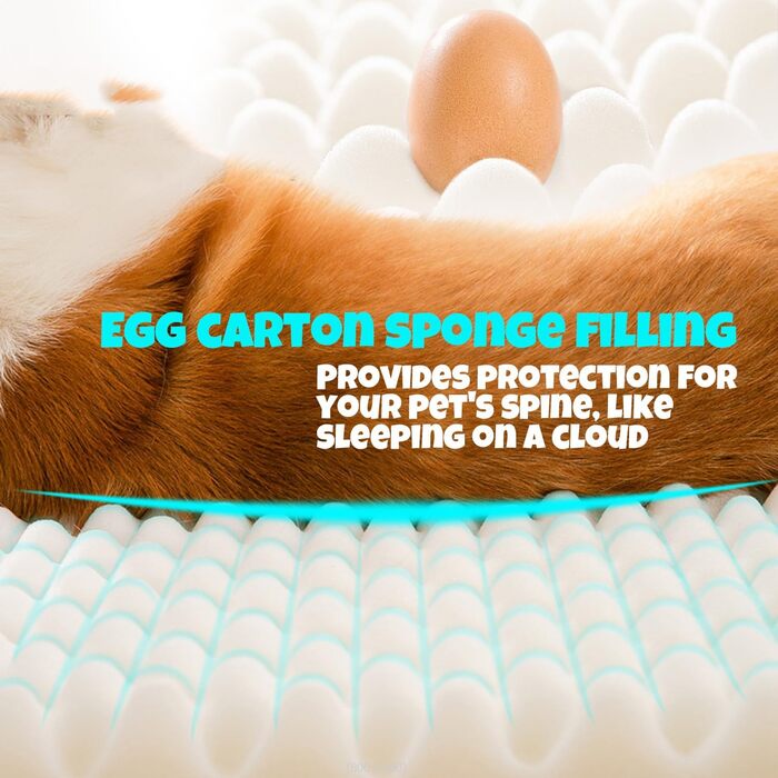 Велике собаче ліжко YAGE, миючий матеріал, ортопедичне ліжко, матрац для собачого будки, довге плюшеве ліжко, заспокійливе ліжко для собак, що бояться (L-90 см, сірий) L-90x70CM сірий