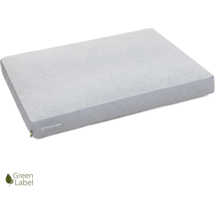 Килимок для собак середніх порід GreenLabel - м'який, пухнастий, миючий (100x72 см, світло-сірий)