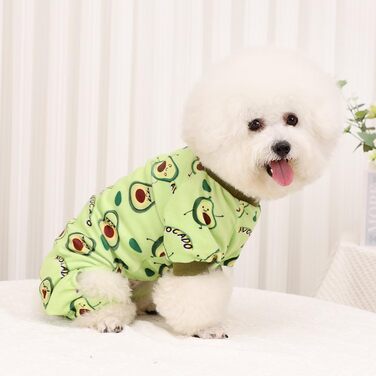 Піжама для собак: теплий комбінезон для Yorkie/Chihuahua, банан, зручний, XXS