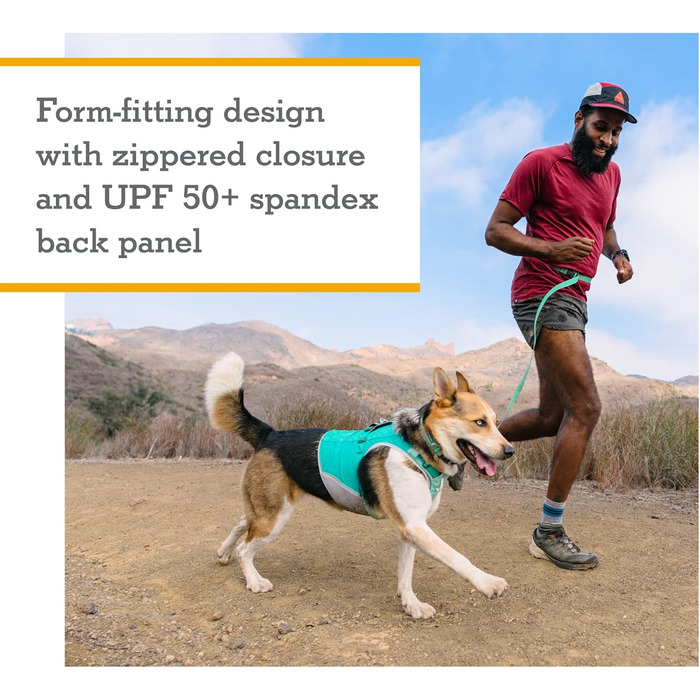 Охолоджуючий жилет для собак Ruffwear Swamp Cooler Zip, XXS, бірюзовий