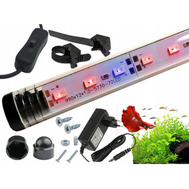 LED-світильник LUMI FLORA для акваріума 120 см, GROW PLANT (діоди 5730), комплект