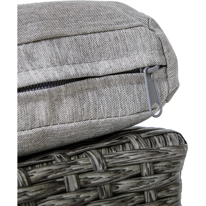 Greemotion лежанка для собак з дахом та подушкою, сірий колір, 79 x 83 x 56 см