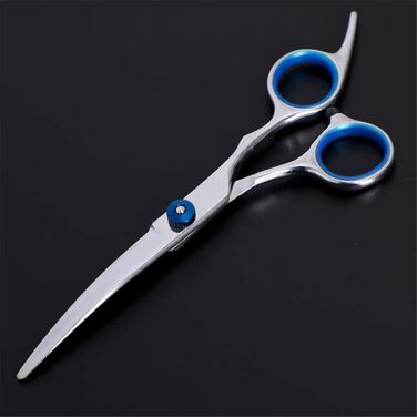 Набір професійних ножиць для грумінгу домашніх тварин (6 дюймів) з нержавіючої сталі. 4 шт: прямі, фінішні, вигнуті ножиці