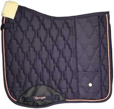 Schabracke Marengos Modern Rosé для теплокровних коней: підкова для виїзної та універсальної їзди з м'якою підкладкою та кишенею