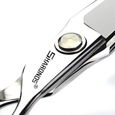 Професійний набір перукарських ножиць SHARONDS 6 дюймів для перукарів та дому, гострі ножиці з нержавіючої сталі, великий набір (зубці V)