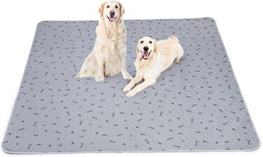 2 шт. вбиральні пелюшки для цуценят, 80x92 см, водонепроникні та миючі. Пелюшки для навчання цуценят, килимок для собак з неслизьким покриттям 80x92 см (2 шт.) (168x125 см (1 шт.))