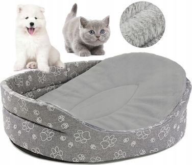 Лежак-манеж для собак STANDARD XL CLAW з хутряним покриттям