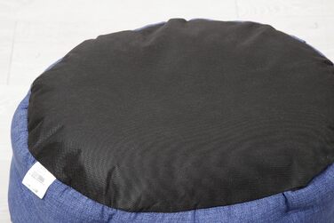 Будиночок для котів Baroni Home, спальне місце з м'якою подушкою, для котів і малих собак, знімна подушка, прана, 40x40x36 см, сірий і бордовий