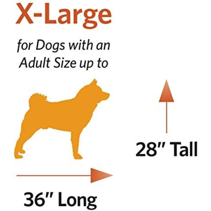 Лягу для собак Midwest Homes for Pets QuietTime MAXX M/L, цегляного кольору, водо- та запахонезахисний, з м'яким бортиком та антиковзною основою, для кліток 91 см, 120x9x75 см