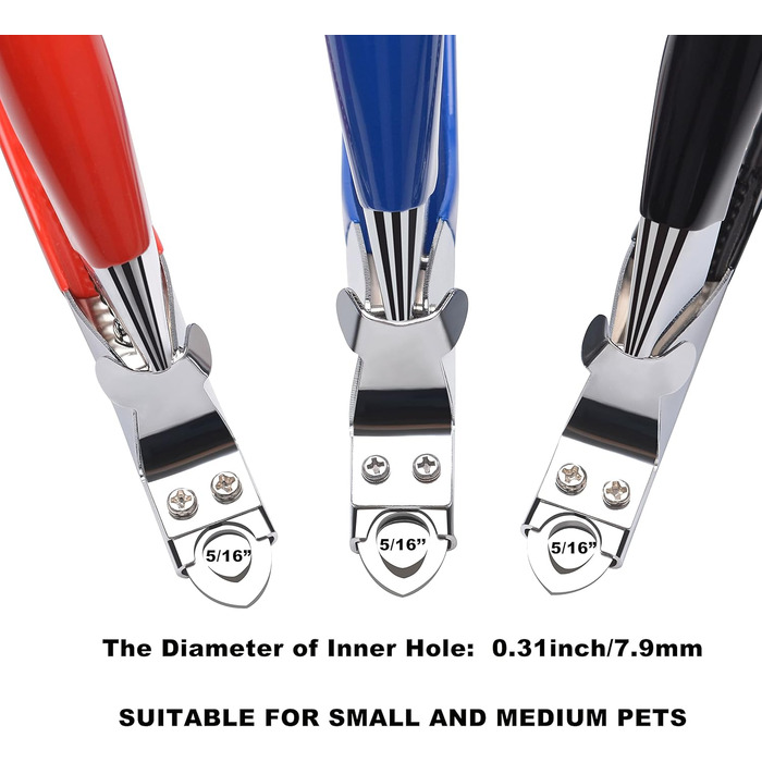 Триммер для когтів собак і котів TCH LED: професійний інструмент для догляду за тваринами, з LED підсвічуванням та високоякісною лезою з нержавіючої сталі, включає пилку для когтів.