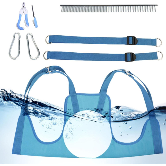 Нашийник для грумінгу собак Onlynery - м'який та зручний нашийник для догляду за шерстю | Легкий у чищенні та використанні для малих та середніх тварин, блакитний, розмір S