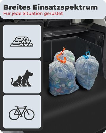 Захист для багажника автомобіля Achilles з боковинами та захистом краю, захисна ванна для багажника, килимок для багажника для собак, універсальний