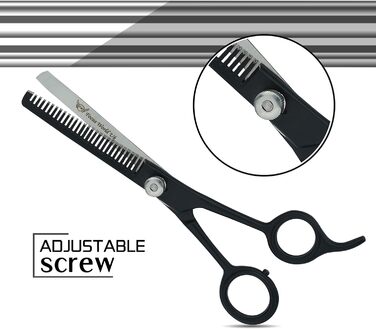 Ножиці для волосся Focus World 6,5 дюйми - професійні, з японської сталі, для чоловіків та жінок (тонкі)