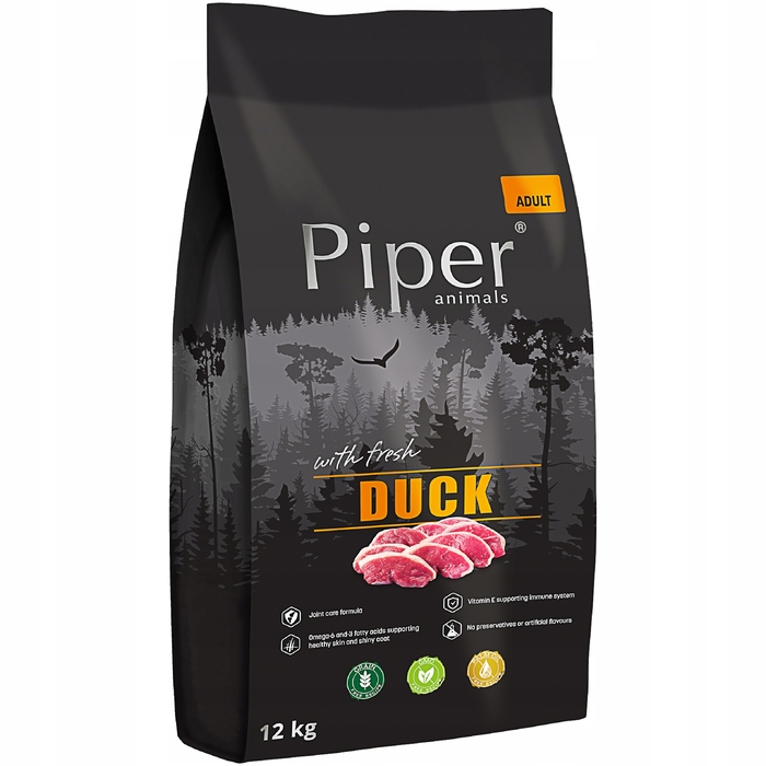 Сухий корм для собак Piper Animals з качкою, 12 кг