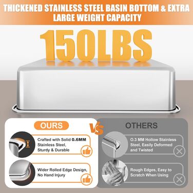 Квітковий горщик для котів Erinaik, нержавіюча сталь з кришкою, XL, для великих котів, білий/світло-сірий