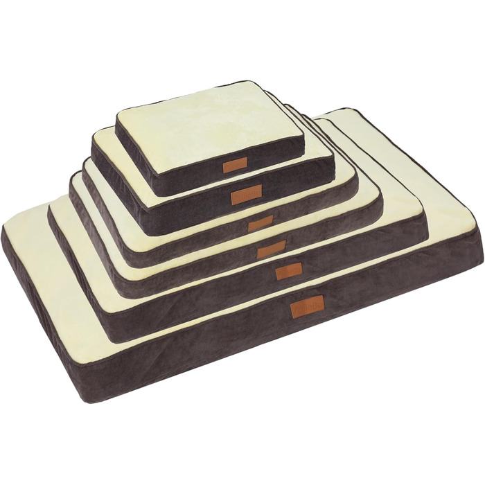 Клітка для собак Ellie-Bo, 71 x 48 см, лежанка, коричнева кордурна стінка та рожеве штучне хутро