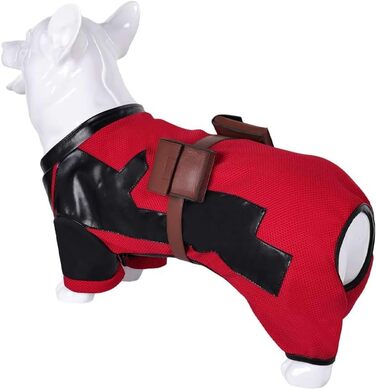 Костюм для собаки, одяг для тварин, Dead Wade, косплей, Хелловін, карнавал, розмір S, червоний