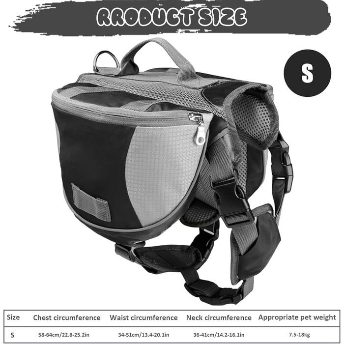 Рюкзак для собак - зручний рюкзак для прогулянок, кемпінгу та подорожей | Зручний рюкзак для собак