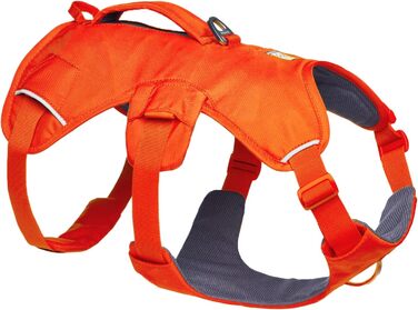 Шлейка для собак Ruffwear Web Master, помаранчевий, середній, з ручкою, надійна, для прогулянок та походів