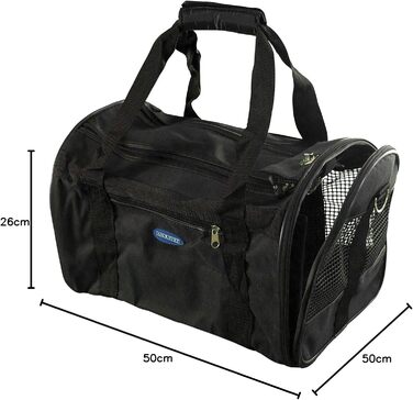 Сумка дорожня складна Arquivet 8435117804791, чорна, 50x30x26 см