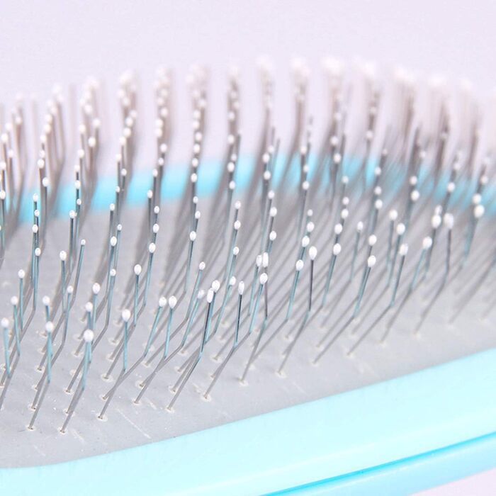 Слікер для собак 360° - щітка для грумінгу, видаляє 90% відмерлої шерсті, рожева