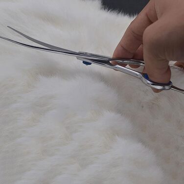 Набір ножиць для грумінгу собак: нержавіюча сталь, прямі та вигнуті леза