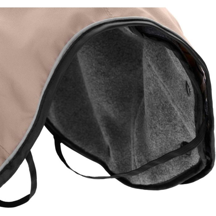 HUNTER Uppsala: Водовідштовхуючий одяг для собак, світловідбиваючий, 80 см, тауп