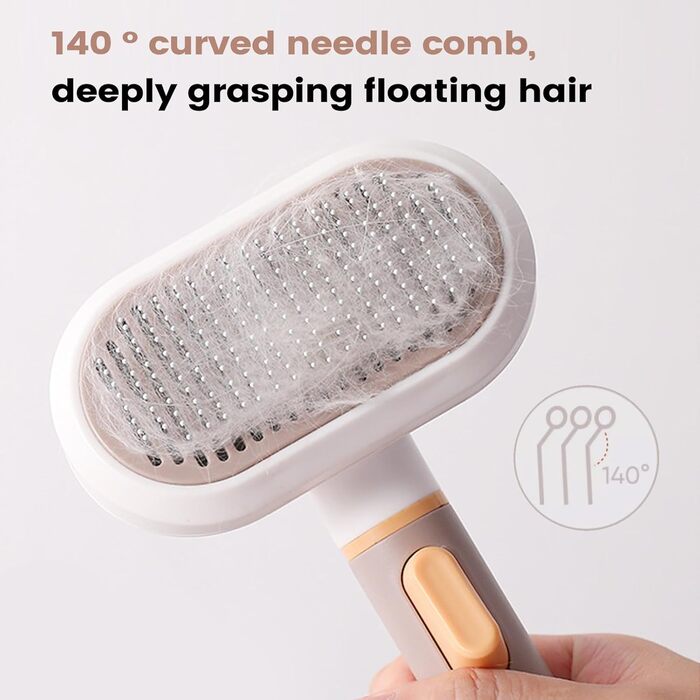 Щітка для грумінгу собак - гребінець для чищення шерсті котів та собак. Підходить для догляду за короткою та довгою шерстю вдома, в офісі або квартирі.