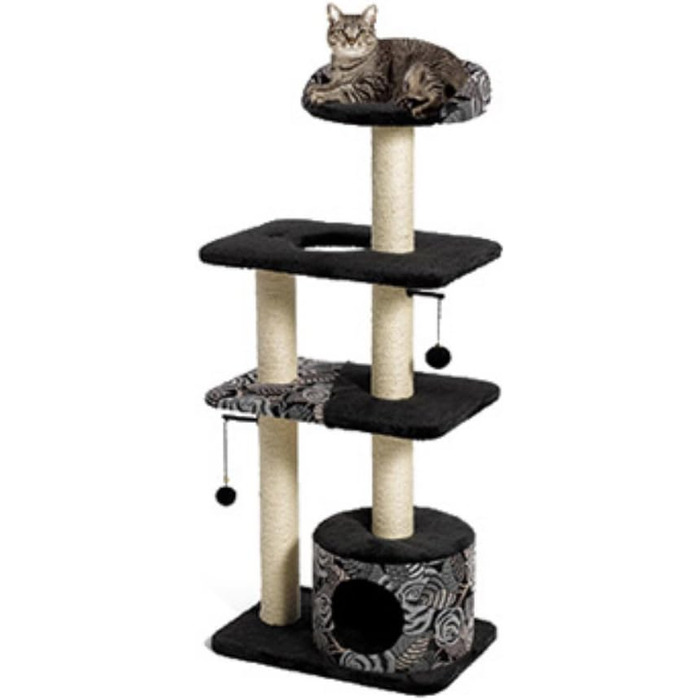 Котяча вежа MidWest Homes for Pets Feline Nuvo з дряпаком, 55,9 x 38,1 x 128,3 см