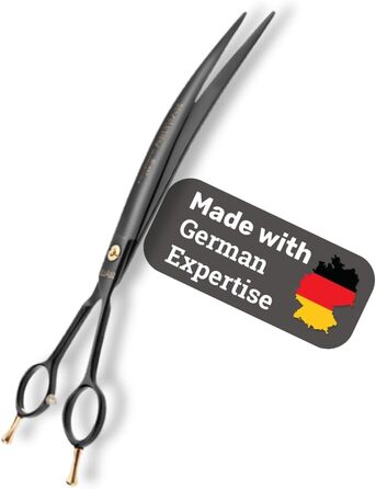 Ножиці кухонні EHASO Revolution Black Schere Titanium 25 см, вигнуті, японські