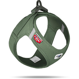 Шлея-жилет curli Clasp Air-Mesh, мох, розмір XL, для собак
