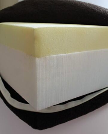 Віскоеластичне ліжко для собак - гніздо, кошик, диван для собак (колір коричневий, 80 x 50 x 13 см)