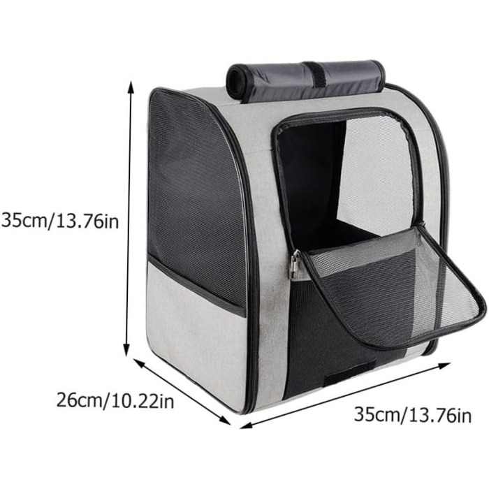 Рюкзак для котів Verdanverse: дихаючий, місткий, з міцного матеріалу, для транспортування котів та маленьких тварин