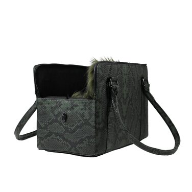 Сумка-переноска для собак MYXA Classi: зручна та стильна, з даховим сіткою та зовнішньою кишенею (Камуфляж, з ручками та сумочкою для жінок)