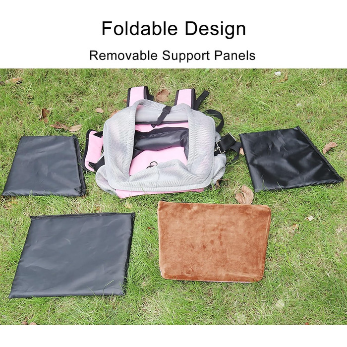 Корзина для собак на велосипед, блакитна, з 4 сітчастими вікнами, для цуценят та маленьких тварин до 7 кг, 29*27*37 см