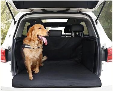 Захист багажника для собак Velomy, сумісний з Dacia Sandero Stepway, водонепроникний, з захистом бокових стінок та бампера, чорний