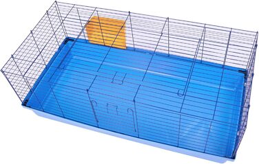 Клітка для кроликів і морських свинок Sammy 120, темно-синя/блакитна
